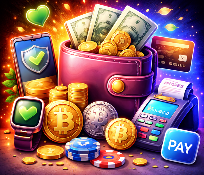 Métodos de Pagamento - CasinoAndYou
